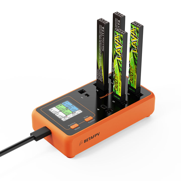 BETAFPV 6 Port 1S Battery Char - đánh giá và giá Fpv Drone Charger